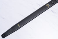 【new】Moody Straps / 2.5 Inch  Black / Black  Leather Long Tail【GIB Yokohama】