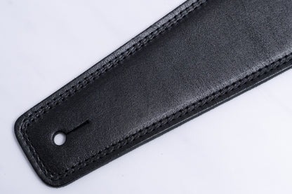 【new】Moody Straps / 2.5 Inch  Black / Black  Leather Long Tail【GIB Yokohama】