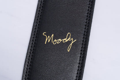 【new】Moody Straps / 2.5 Inch  Black / Black  Leather Long Tail【GIB Yokohama】