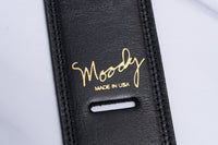 【new】Moody Straps / 2.5 Inch  Black / Black  Leather Long Tail【GIB Yokohama】