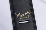 【new】Moody Straps / 2.5 Inch  Black / Black  Leather Long Tail【GIB Yokohama】