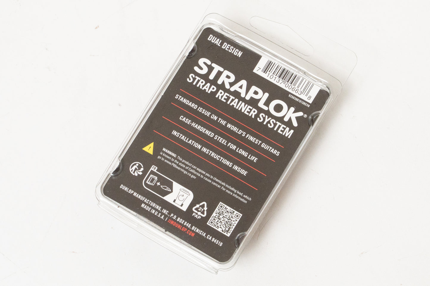 [NEW] Jim Dunlop / SLS1033BK Black Straplok Dual Design [Yokohama Store]