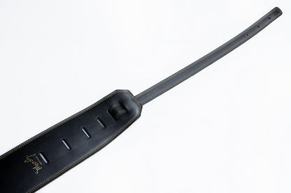 【new】Moody Straps / 4.0 Inch Black/Tobacco Suede Long Tail 【GIB Yokohama】
