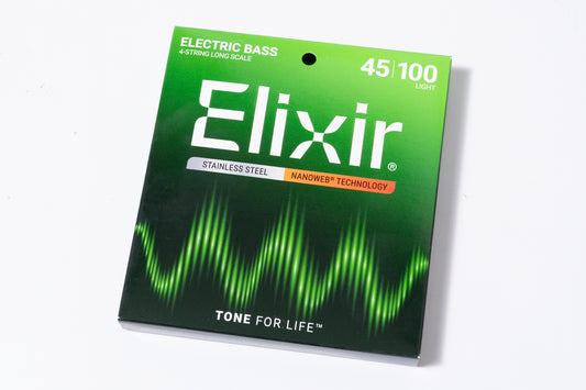 【new】Elixir / NANOWEB Light / Long Scale / Stainless / 4st Bass / #14652 / 045-100【GIB Yokohama】