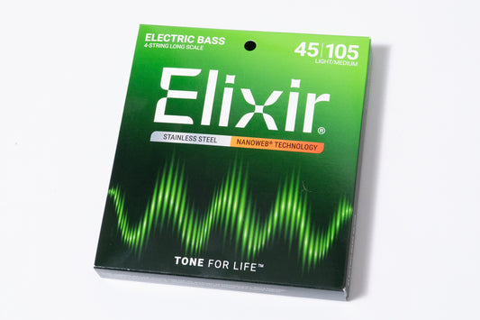 【new】Elixir / NANOWEB Light Medium / Long Scale / Stainless / 4st Bass / #14677 /  045-105【GIB Yokohama】