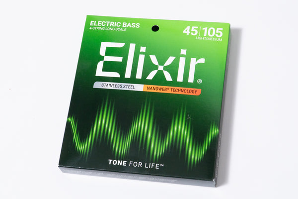 【new】Elixir / NANOWEB Light Medium / Long Scale / Stainless / 4st Bass / #14677 /  045-105【GIB Yokohama】