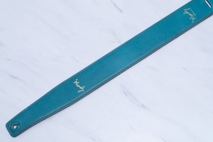 【used】Moody Straps / Leather&Leather2.5"" Standard DISTRESSED SAPPHIRE BLUE / RED【GIB Yokohama】