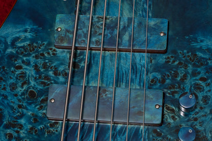 【new】D'mark Guitars / ALPHA 6 Special Reserve Series Blue Pioppo with LEDs 4.360kg #25B0020【GIB Yokohama】