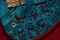 【new】D'mark Guitars / ALPHA 6 Special Reserve Series Blue Pioppo with LEDs 4.360kg #25B0020【GIB Yokohama】