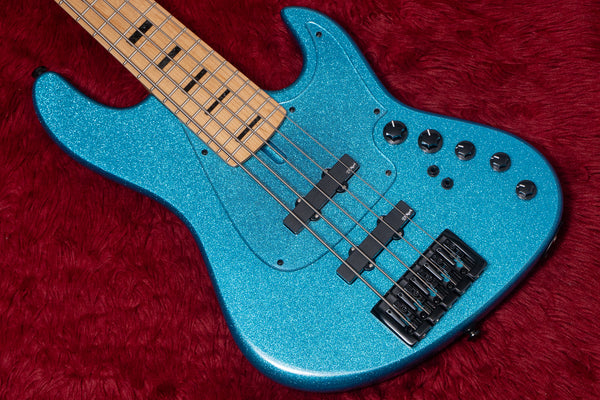 【new】D'mark Guitars / JbX7 5 Master Series BLUE FLAKE 4.510kg #24K0003【GIB Yokohama】