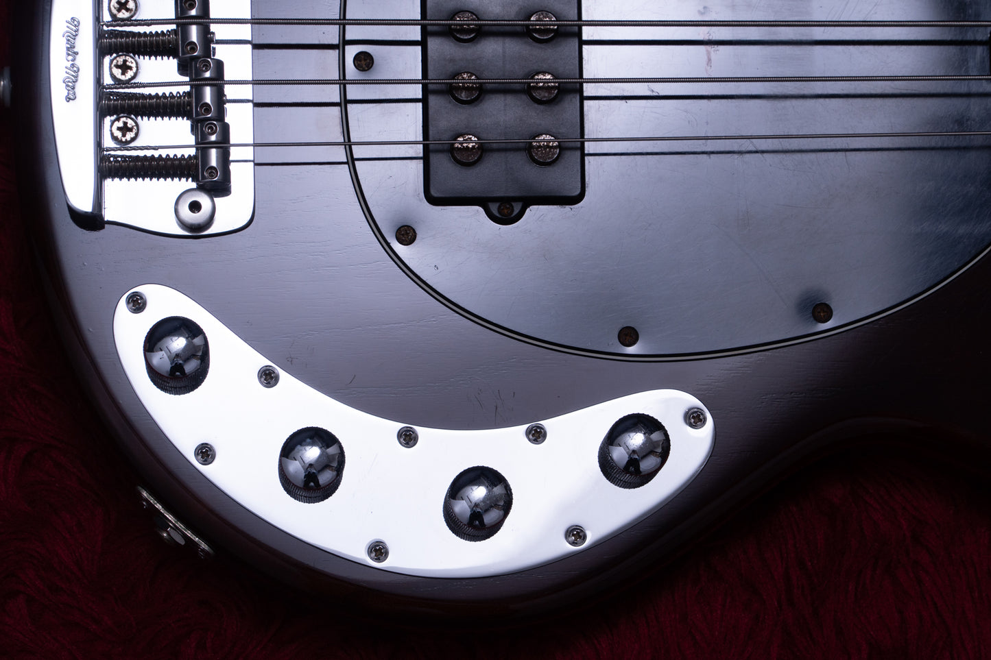 【used】Ernie Ball Music Man / StingRay 3 EQ H FL MOD Refin See-Through Brown 2005 4.360kg #E44904【GIB Yokohama】