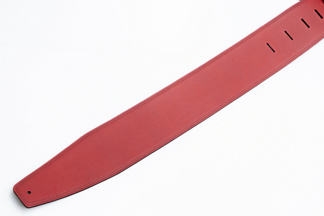【new】Moody Straps / 4.0 Inch Black/Red Leather Long Tail【GIB Yokohama】