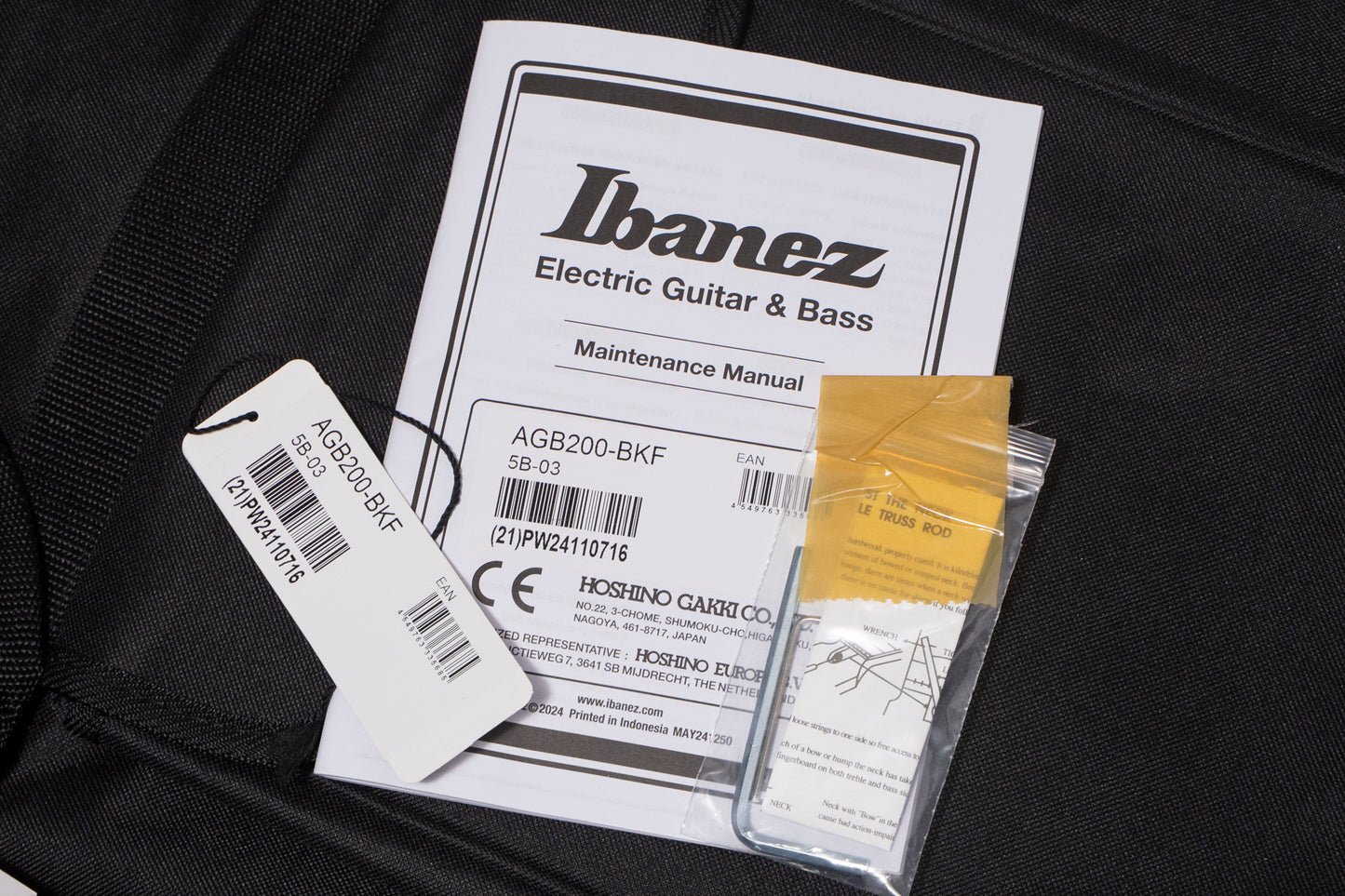 【used】Ibanez / AGB200-BKF 2024 3.475kg #PW24110716【Consignment】【GIB Yokohama】