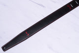 【new】Moody Straps / 2.5 Inch Black/Red Suede Standard Tail【GIB Yokohama】