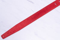 【new】Moody Straps / 2.5 Inch Black/Red Suede Standard Tail【GIB Yokohama】