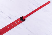【new】Moody Straps / 2.5 Inch Black/Red Suede Standard Tail【GIB Yokohama】