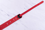【new】Moody Straps / 2.5 Inch Black/Red Suede Standard Tail【GIB Yokohama】