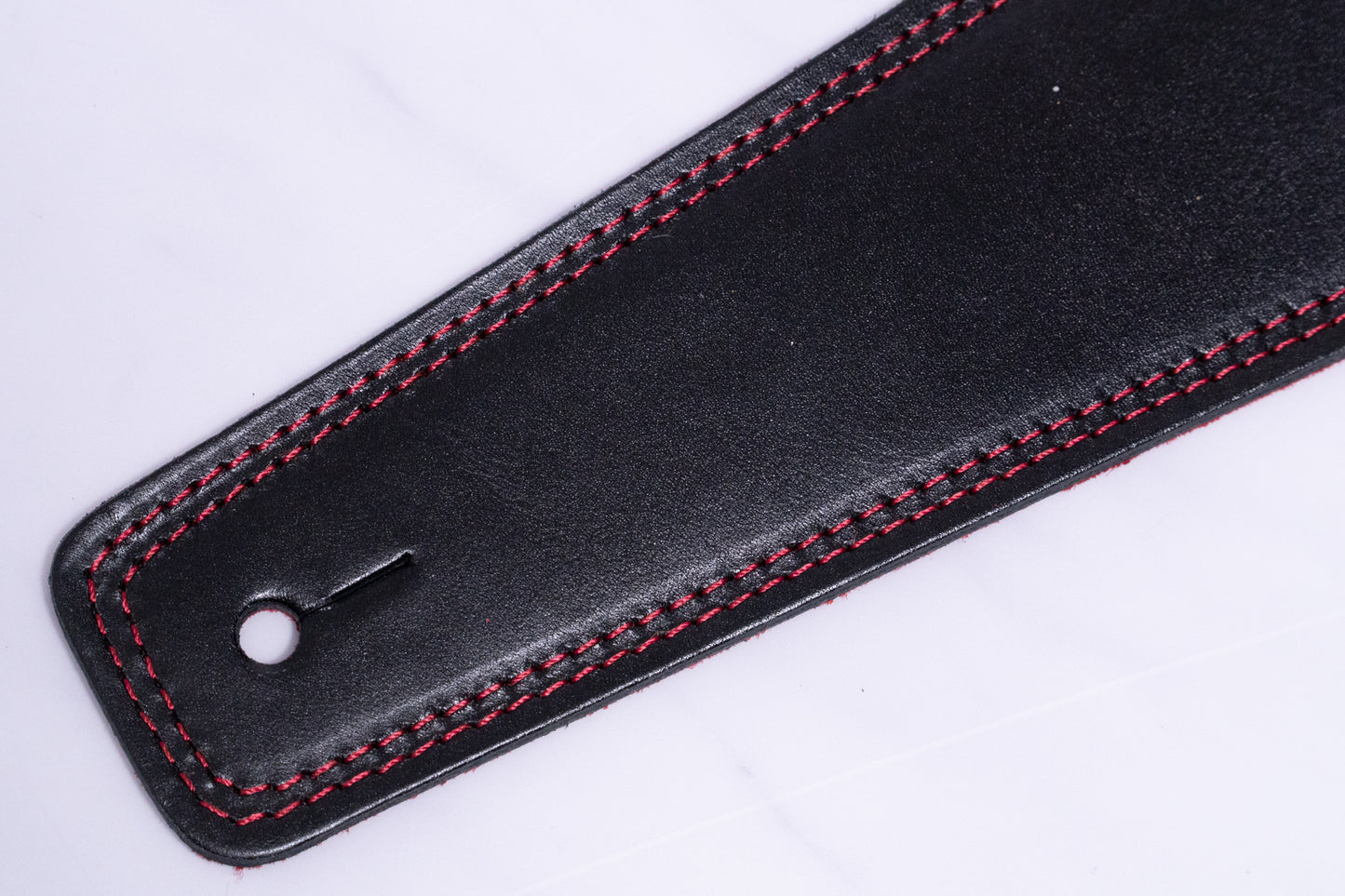 【new】Moody Straps / 2.5 Inch Black/Red Suede Standard Tail【GIB Yokohama】