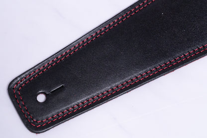【new】Moody Straps / 2.5 Inch Black/Red Suede Standard Tail【GIB Yokohama】