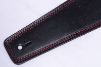【new】Moody Straps / 2.5 Inch Black/Red Suede Standard Tail【GIB Yokohama】