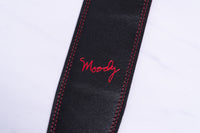 【new】Moody Straps / 2.5 Inch Black/Red Suede Standard Tail【GIB Yokohama】