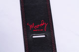 【new】Moody Straps / 2.5 Inch Black/Red Suede Standard Tail【GIB Yokohama】