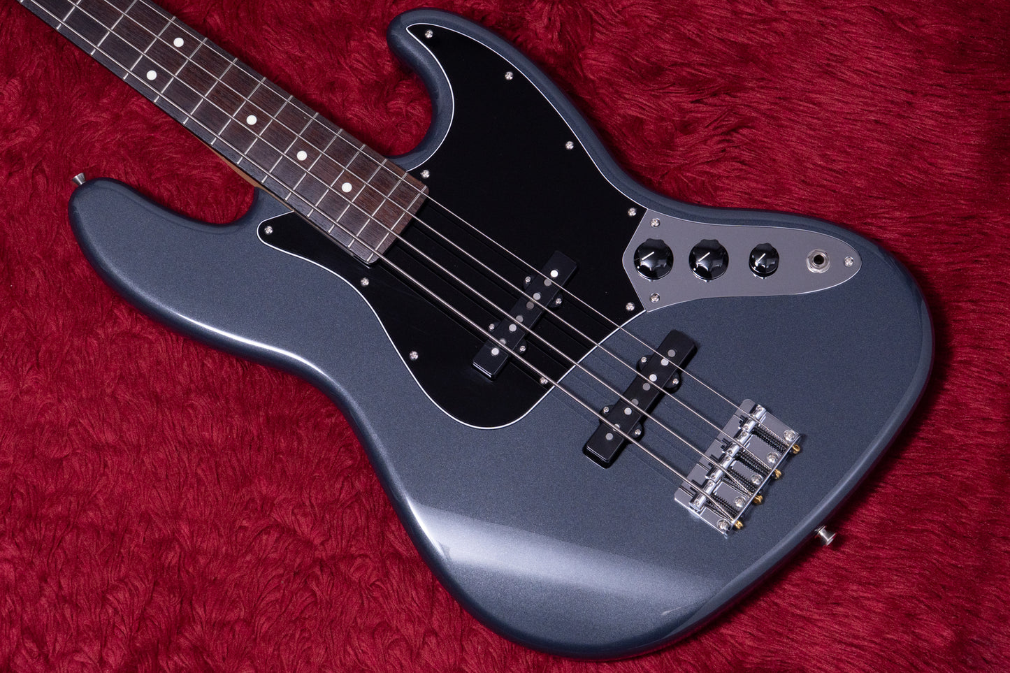 【used】Fender / FSR Collection Hybrid II Jazz Bass Charcoal Frost Metallic with Matching Head  2024 3.915kg #JD24029409【GIB Yokohama】