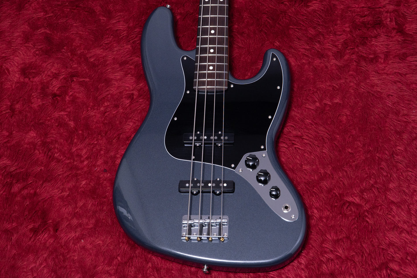 【used】Fender / FSR Collection Hybrid II Jazz Bass Charcoal Frost Metallic with Matching Head  2024 3.915kg #JD24029409【GIB Yokohama】