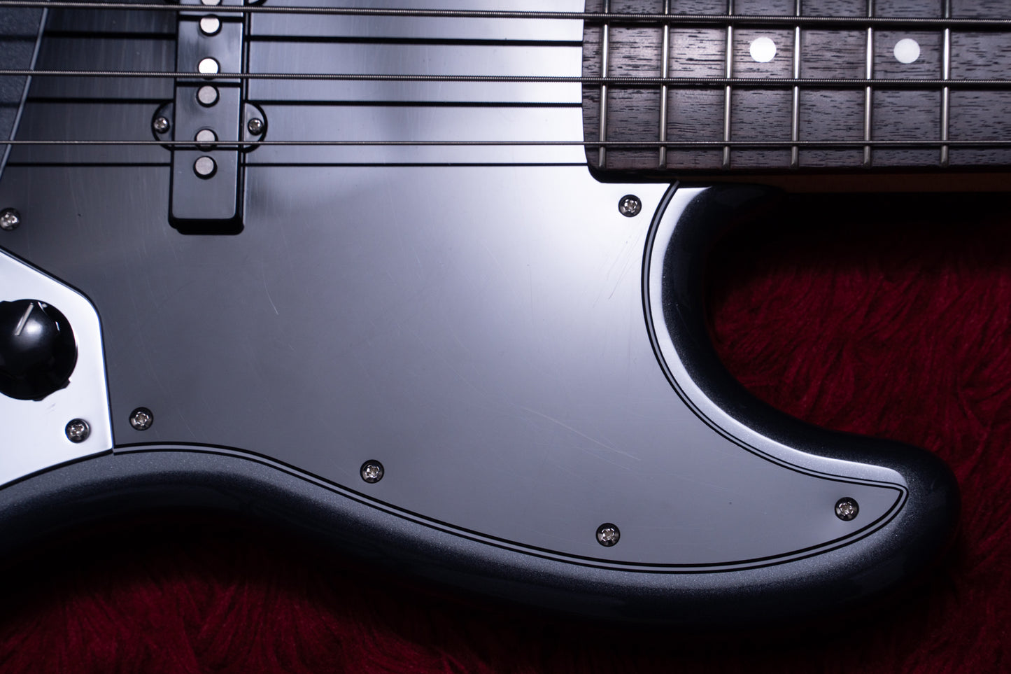 【used】Fender / FSR Collection Hybrid II Jazz Bass Charcoal Frost Metallic with Matching Head  2024 3.915kg #JD24029409【GIB Yokohama】