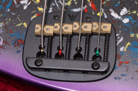 【new】Valiant Guitars / Jupiter Bass Wild Flowers Purple 3.725kg #Bj23039【GIB Yokohama】