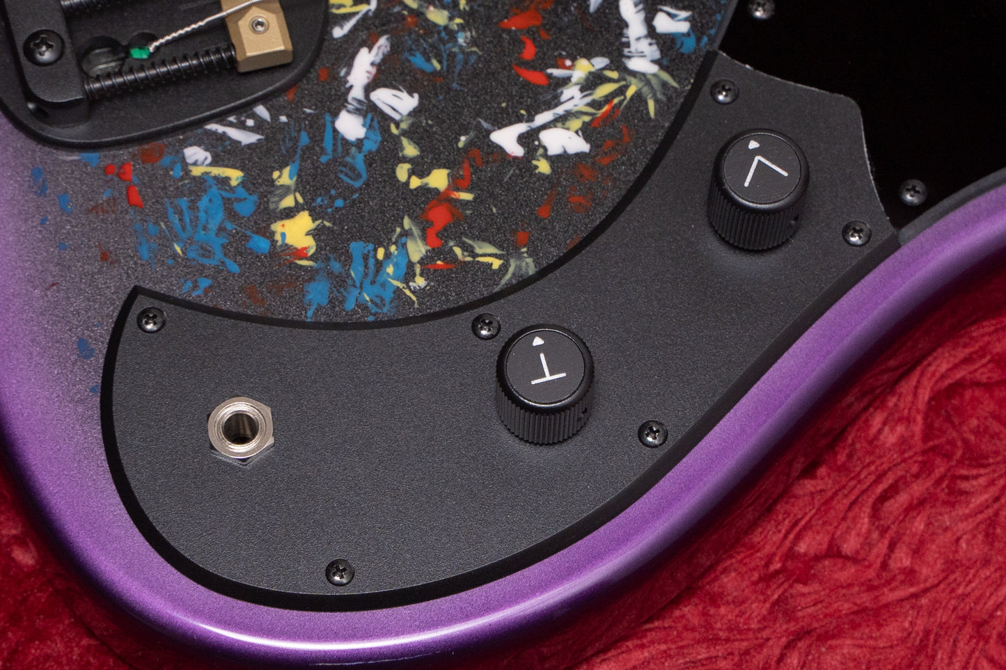 【new】Valiant Guitars / Jupiter Bass Wild Flowers Purple 3.725kg #Bj23039【GIB Yokohama】