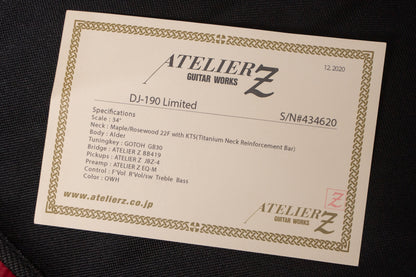 【used】Atelier Z / DJ-190 LTD OWH  R  2020 4.010kg #434620【GIB Yokohama】