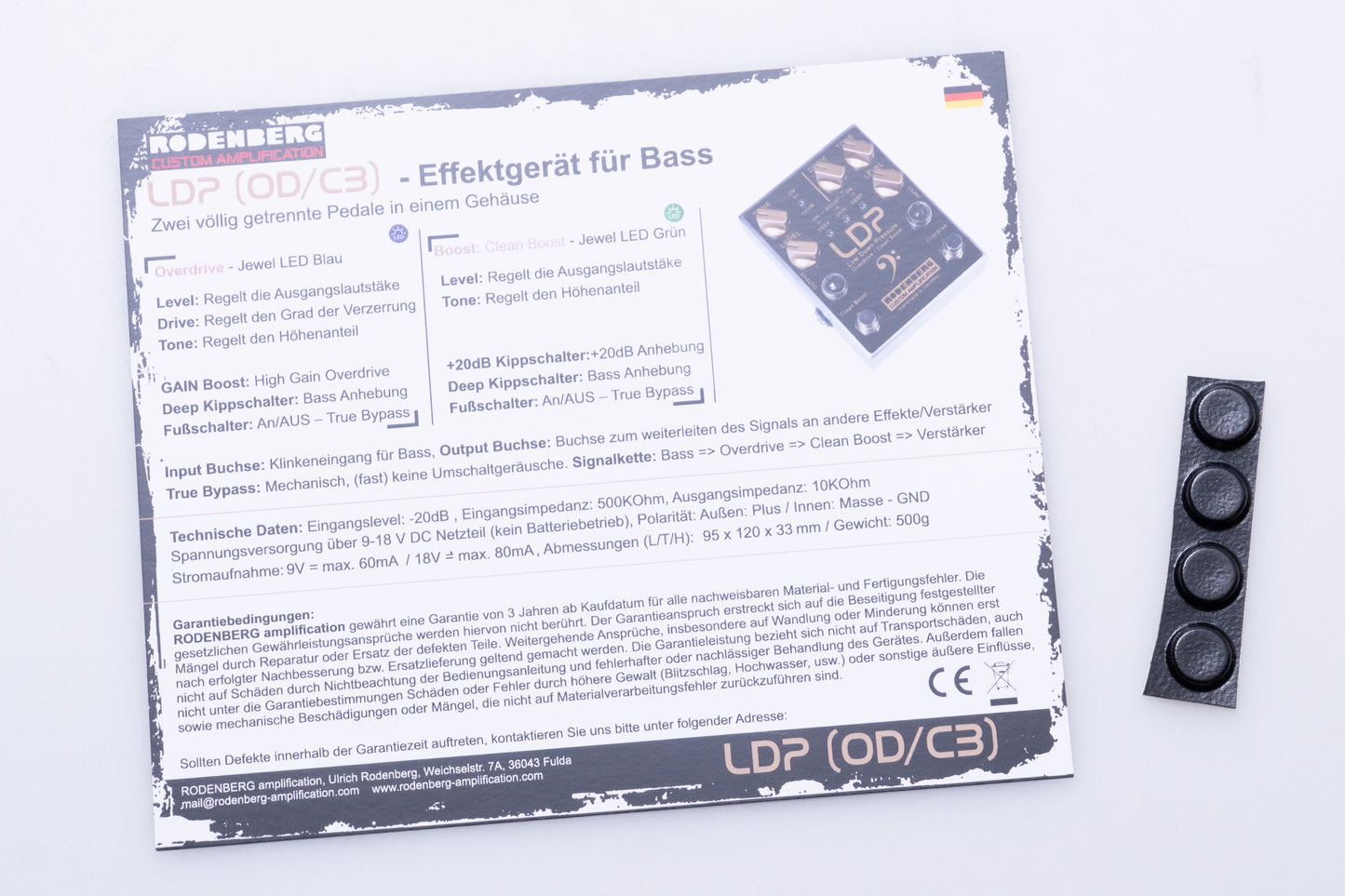 【new】RODENBERG AMPLIFICATION / LDP (OD/CB)【GIB Yokohama】