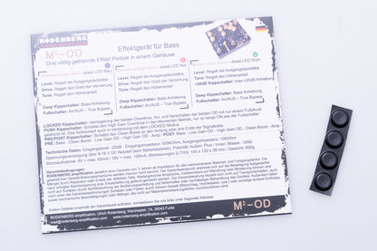 【new】RODENBERG AMPLIFICATION / M2-OD for Bass Low/High Gain Overdrive Boost【GIB Yokohama】