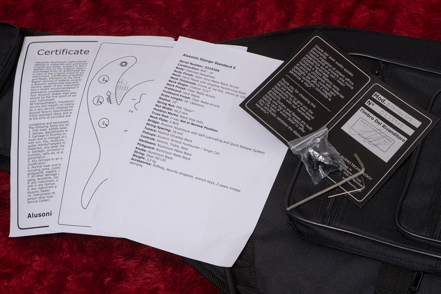 【new】Alusonic / Django Standard 5 Special Edition Black 3.58kg #0325509【GIB Yokohama】