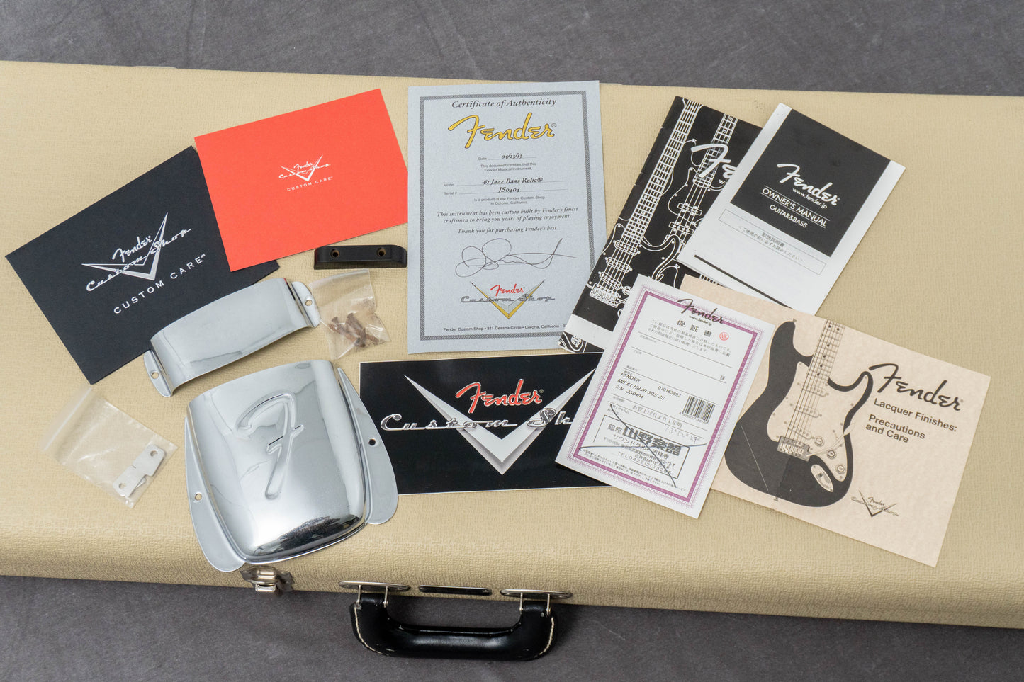 【used】Fender Custom Shop / MBS 1961 Jazz Bass Relic by Jason Smith 2013 4.15kg #JS0404【GIB Hyogo】