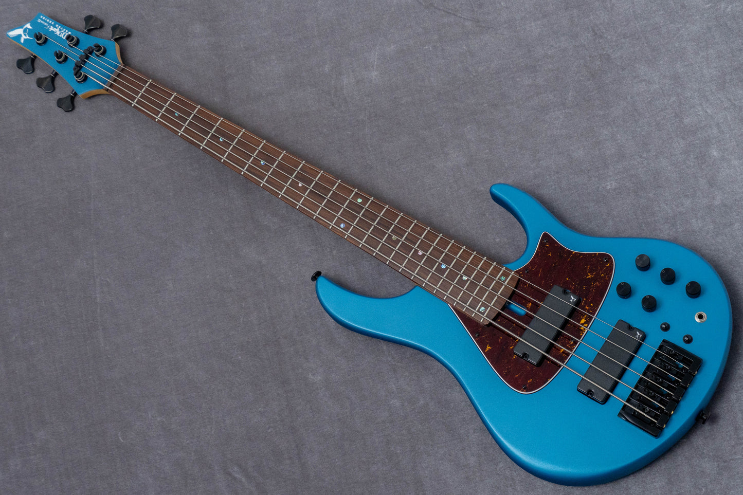 【used】D'Mark Guitars / BASS FUSION III 5 SATIN BLUE 4.14kg #25B0012【GIB Hyogo】