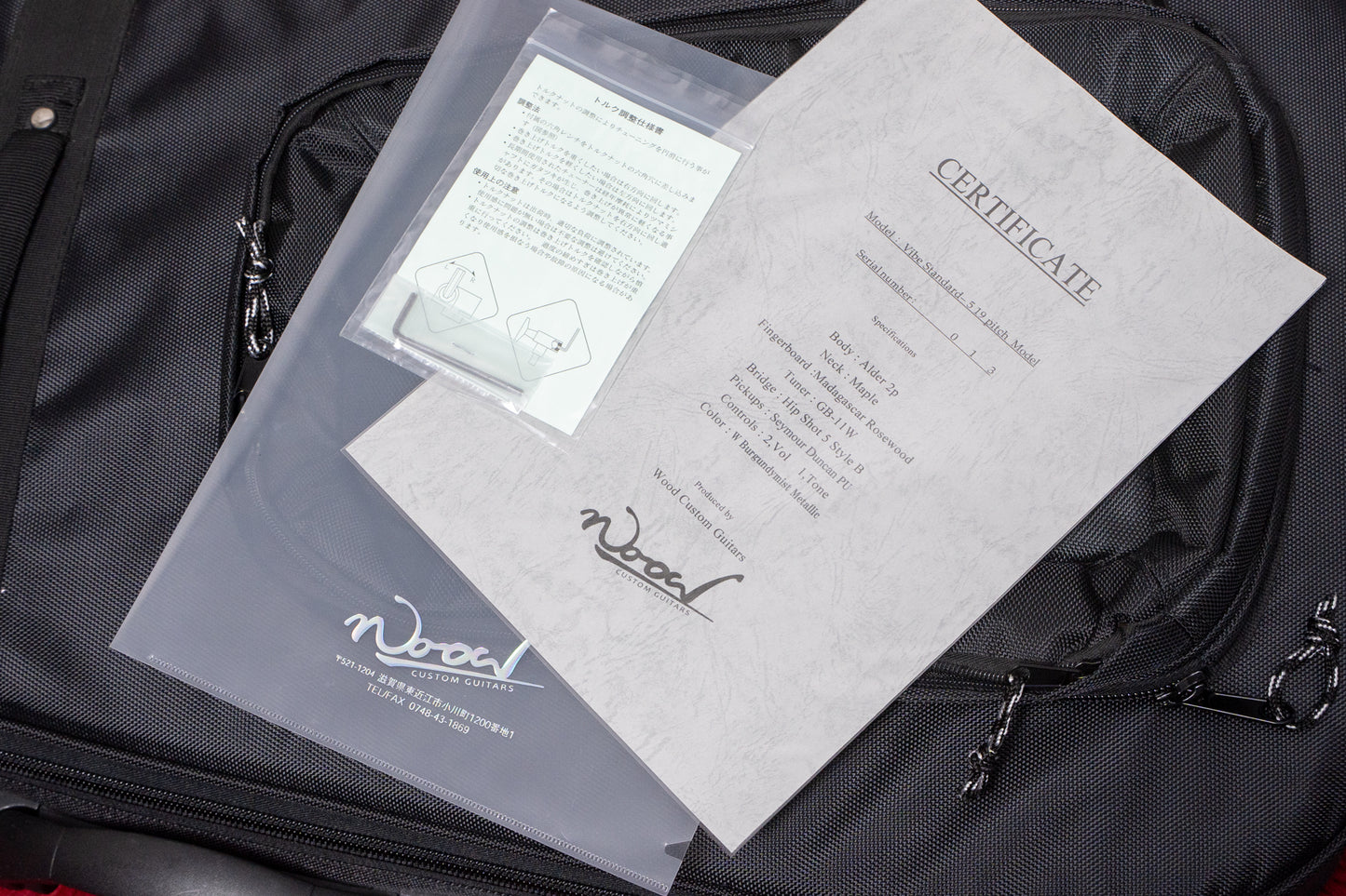 【used】Wood Custom Guitars / Vibe Standard-5 19Pitch Model BGM 4.275kg #013【GIB Yokohama】