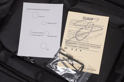 【new】saitias guitars / Lorentz 5 Custom Ash Natural Satin 3.050kg #881025093【GIB Seoul】