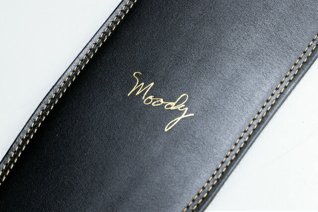 【new】Moody Straps / 4.0 Inch Black/Tobacco Leather Long Tail 【GIB Yokohama】