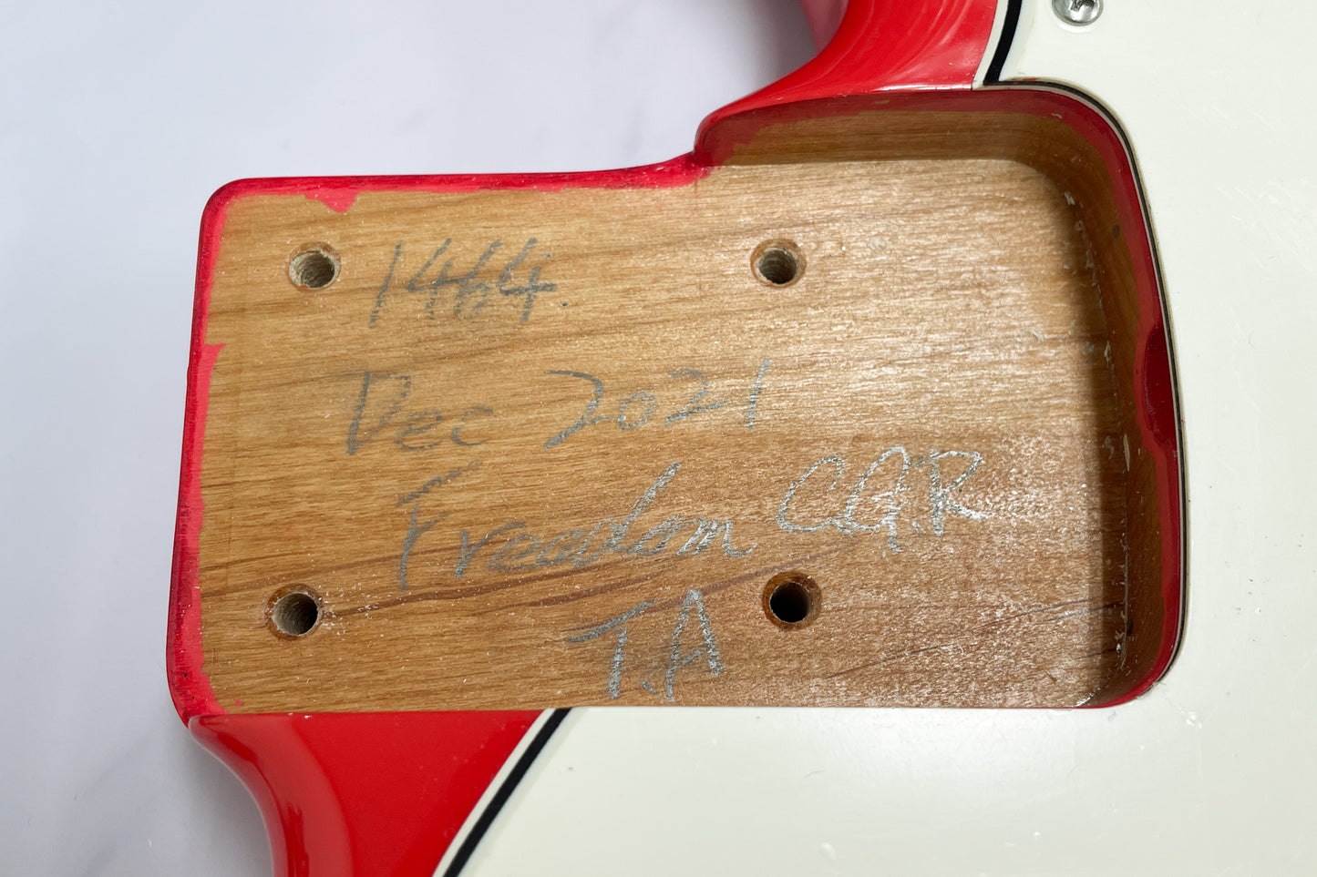 【used】Freedom Custom Guitar Research / O.S. Retro Series PB Active Fiesta Red 2022 4.160kg #1464【GIB Yokohama】