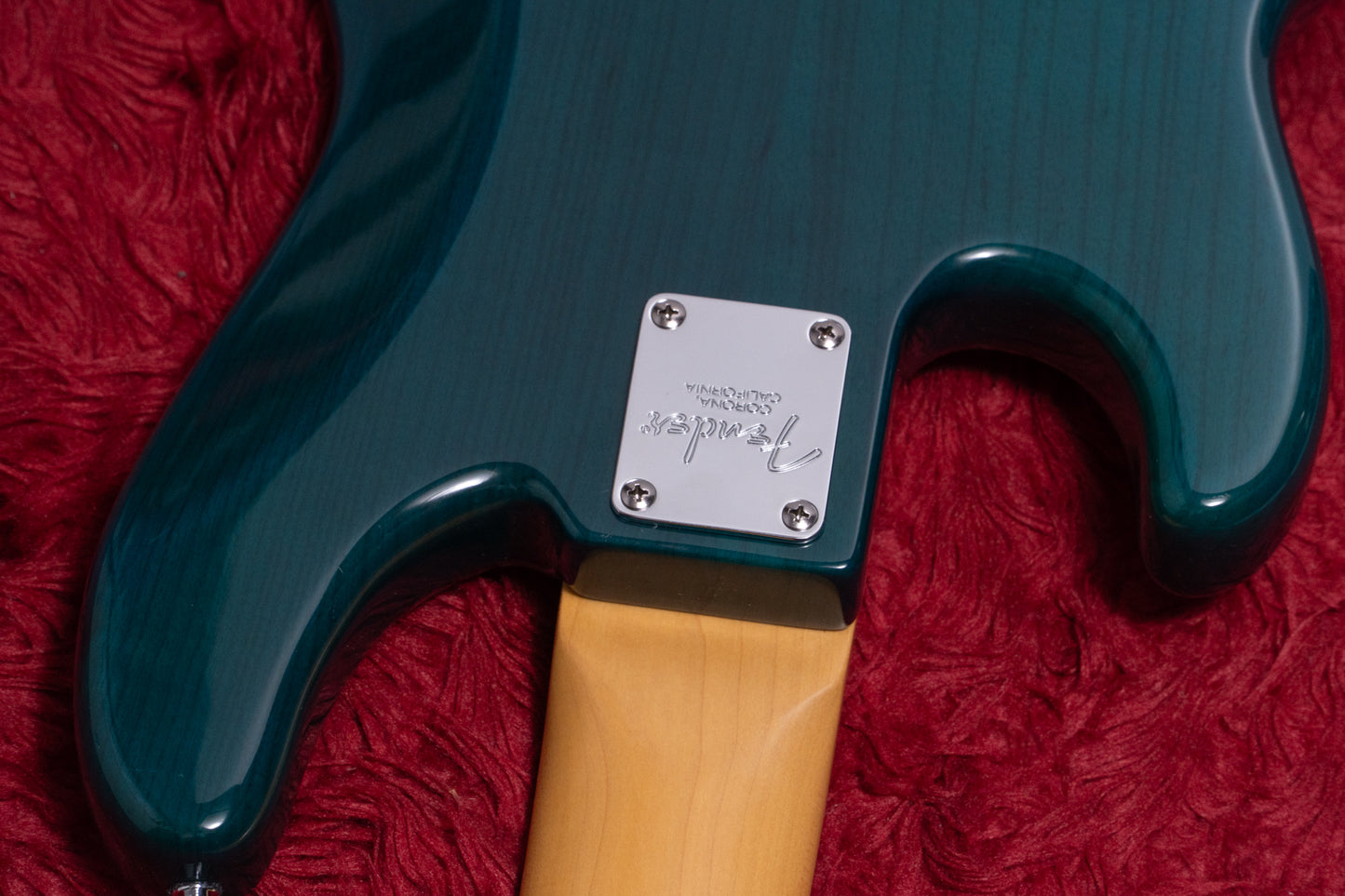 【used】Fender / American Deluxe Precision Bass V Transparent Teal 2000 2000 4.515kg #Z0054549【GIB Yokohama】