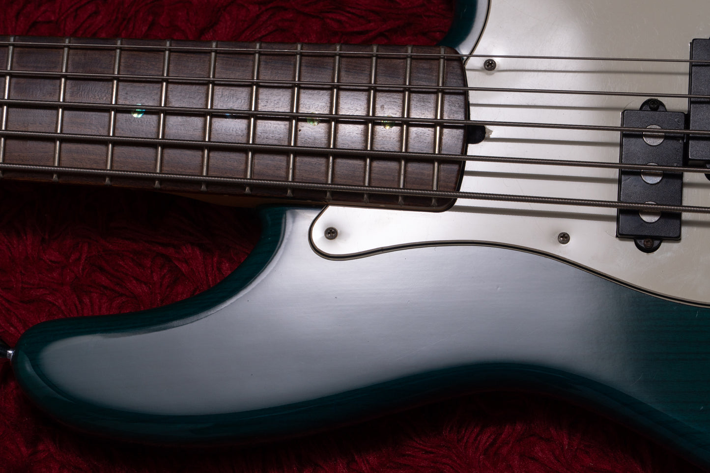 【used】Fender / American Deluxe Precision Bass V Transparent Teal 2000 2000 4.515kg #Z0054549【GIB Yokohama】
