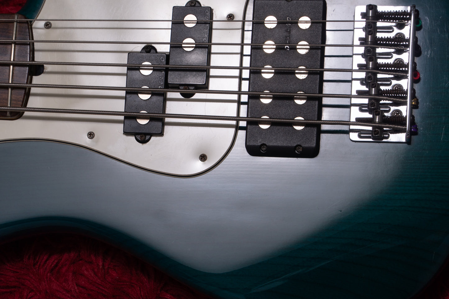 【used】Fender / American Deluxe Precision Bass V Transparent Teal 2000 2000 4.515kg #Z0054549【GIB Yokohama】