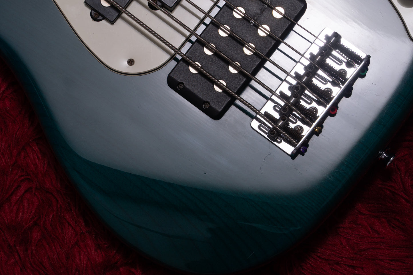 【used】Fender / American Deluxe Precision Bass V Transparent Teal 2000 2000 4.515kg #Z0054549【GIB Yokohama】