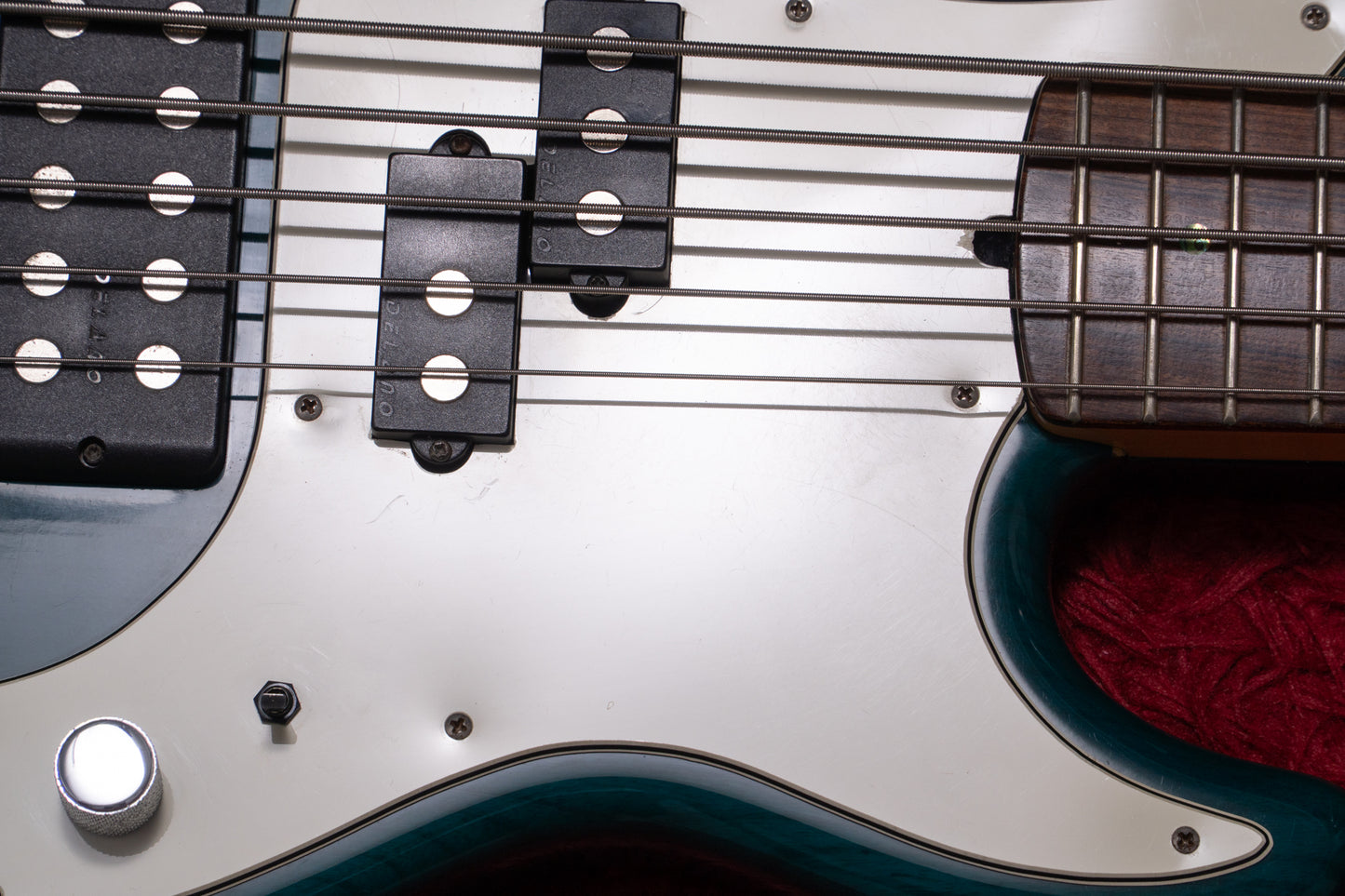 【used】Fender / American Deluxe Precision Bass V Transparent Teal 2000 2000 4.515kg #Z0054549【GIB Yokohama】