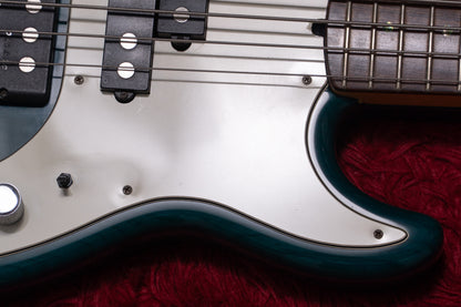 【used】Fender / American Deluxe Precision Bass V Transparent Teal 2000 2000 4.515kg #Z0054549【GIB Yokohama】