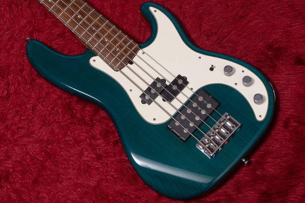 【used】Fender / American Deluxe Precision Bass V Transparent Teal 2000 4.515kg #Z0054549【Consignment】【GIB Yokohama】