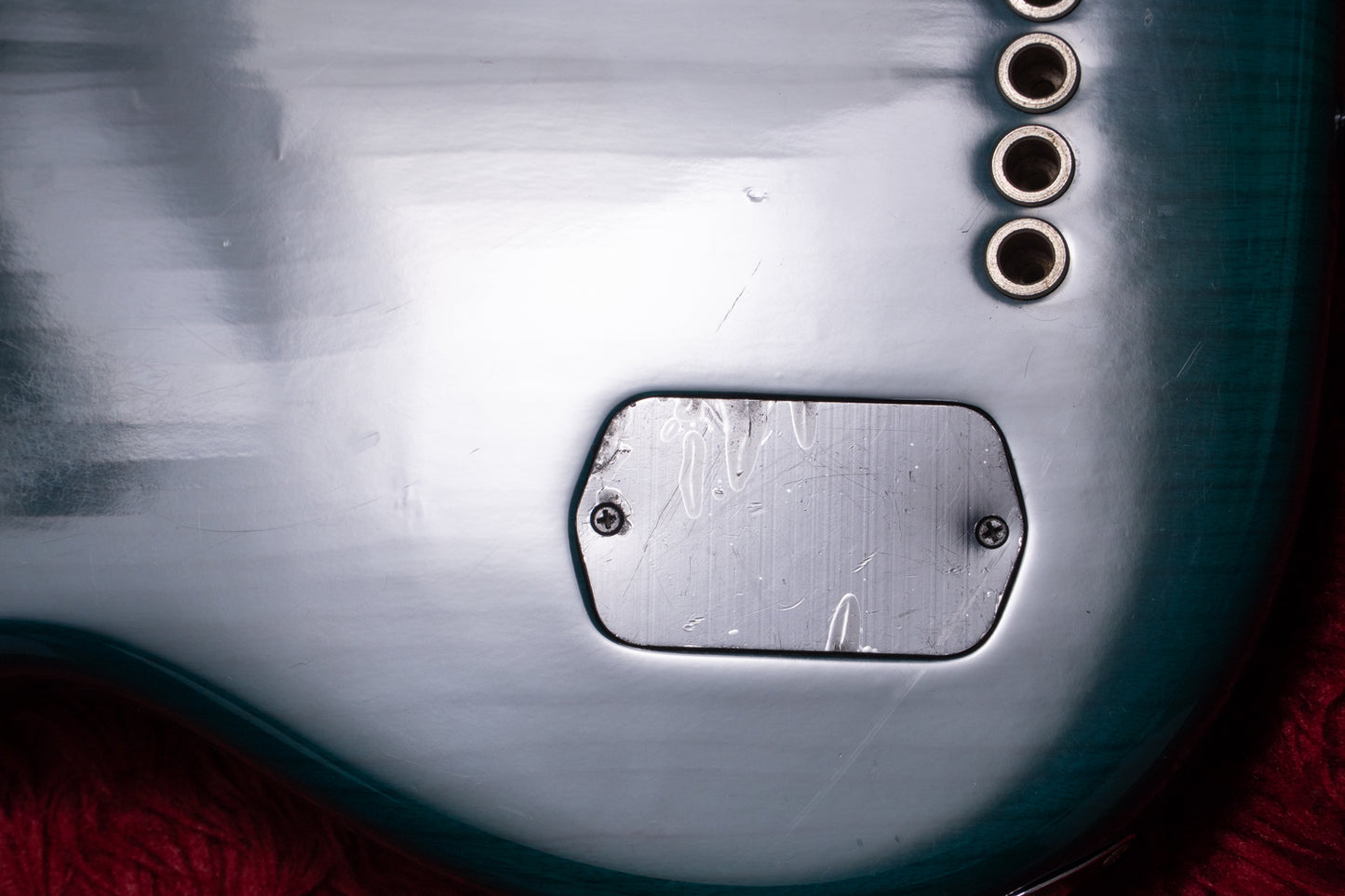 【used】Fender / American Deluxe Precision Bass V Transparent Teal 2000 2000 4.515kg #Z0054549【GIB Yokohama】