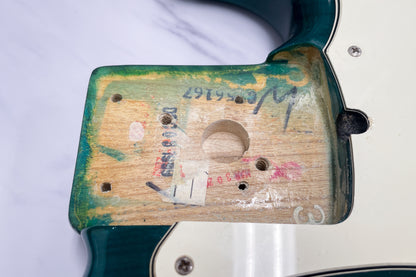 【used】Fender / American Deluxe Precision Bass V Transparent Teal 2000 2000 4.515kg #Z0054549【GIB Yokohama】